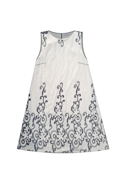 WOMEN'S DRESS L-SU-4940 WHITE