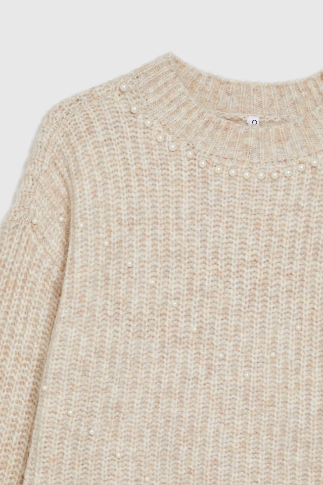 WOMEN'S SWEATER Z-SW-4856 BEIGE MEL