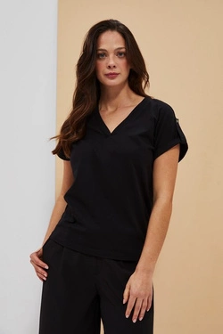 KOSZULKA DAMSKA L-TS-4076 BLACK