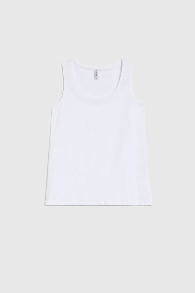 WOMEN'S TOP L-TS-4689 WHITE