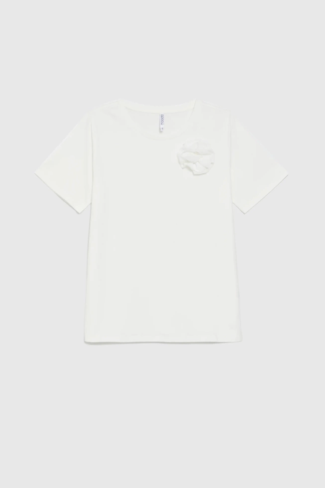 KOSZULKA DAMSKA Z-TS-4833 OFF WHITE-pakiet