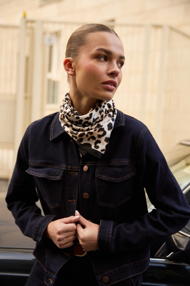 WOMEN'S JACKETS L-KU-4912 D.NAVY