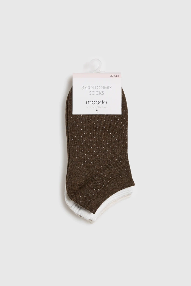 WOMEN'S SOCKS Z-SK-4506 BEIGE MEL