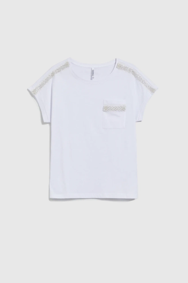 WOMEN'S TSHIRT L-TS-4650 WHITE