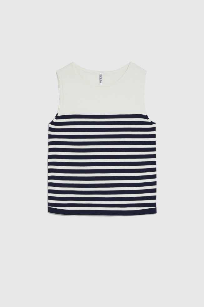 WOMEN'S TOP L-TS-5025 OFF WHITE-set