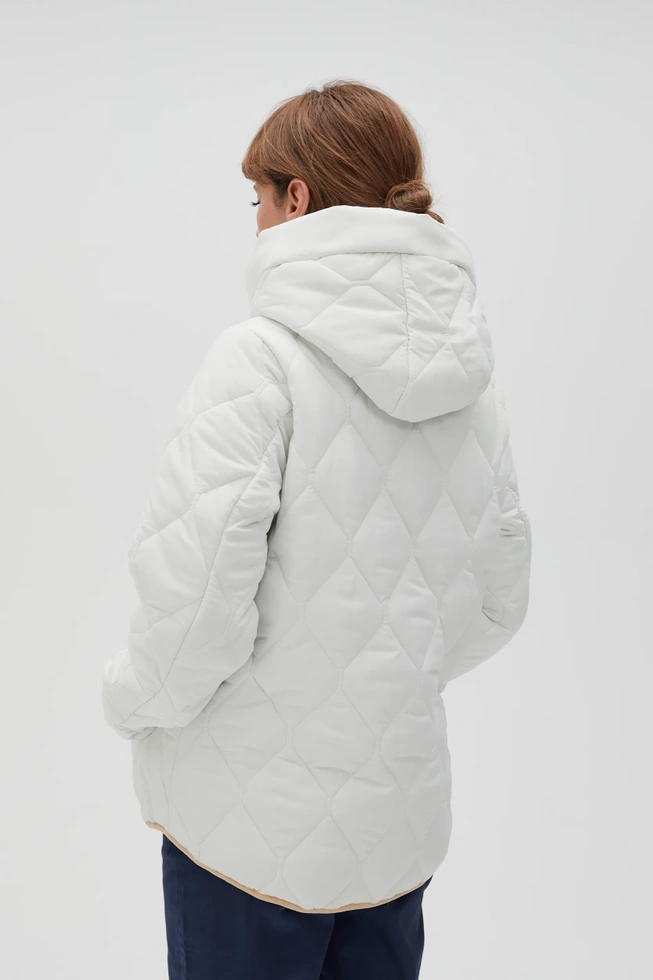 WOMEN'S JACKETS L-KU-4608 OFF WHITE-set