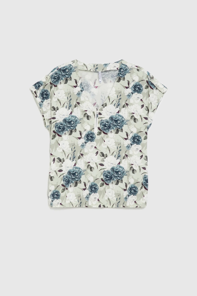 WOMEN'S SHIRT L-KO-4903 OLIVE