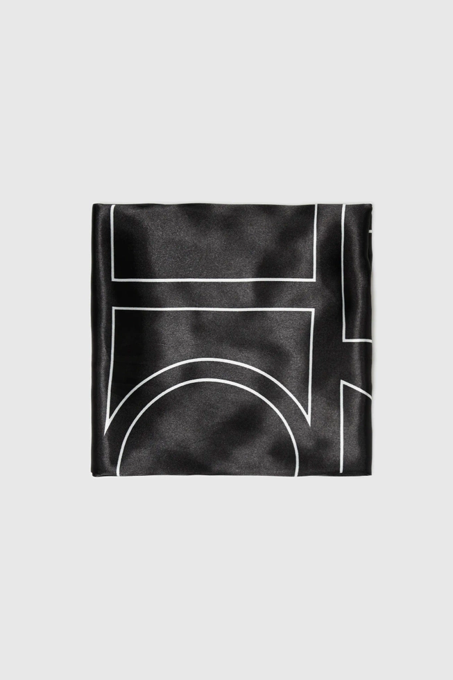 WOMEN'S SCARF L-SZ-4602 BLACK