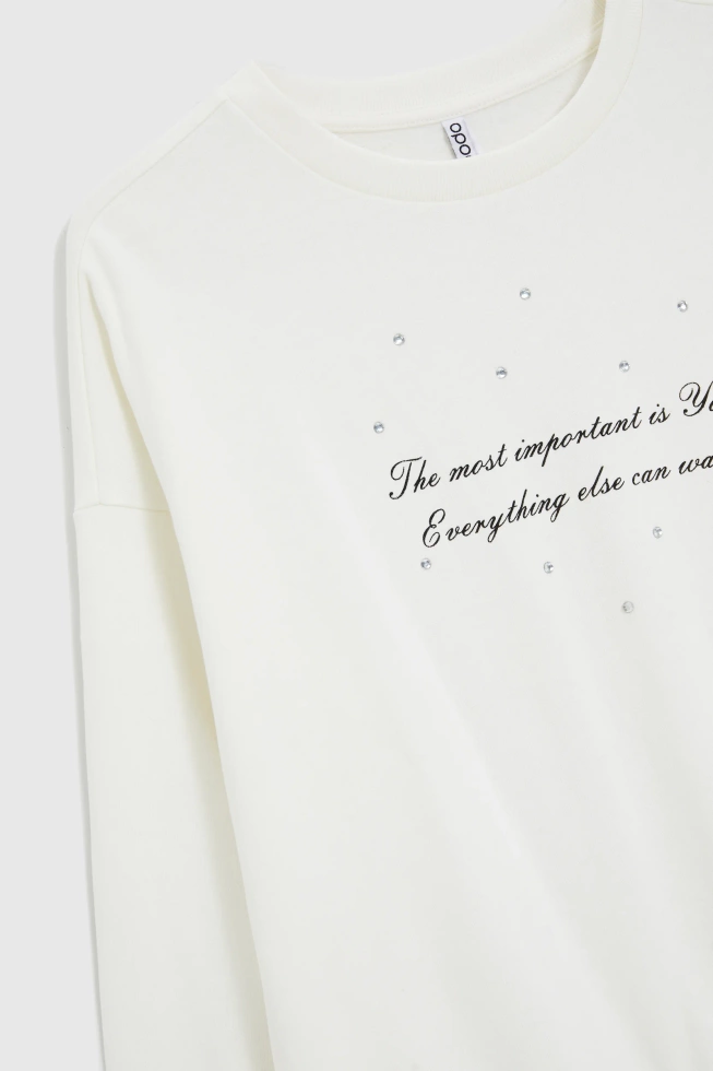 WOMEN'S SWEATSHIRT Z-BL-4805 OFF WHITE-set