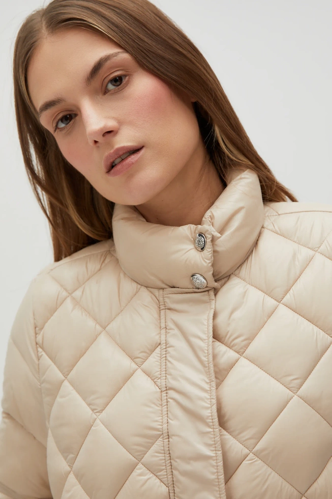 WOMEN'S JACKETS L-KU-4606 L.BEIGE