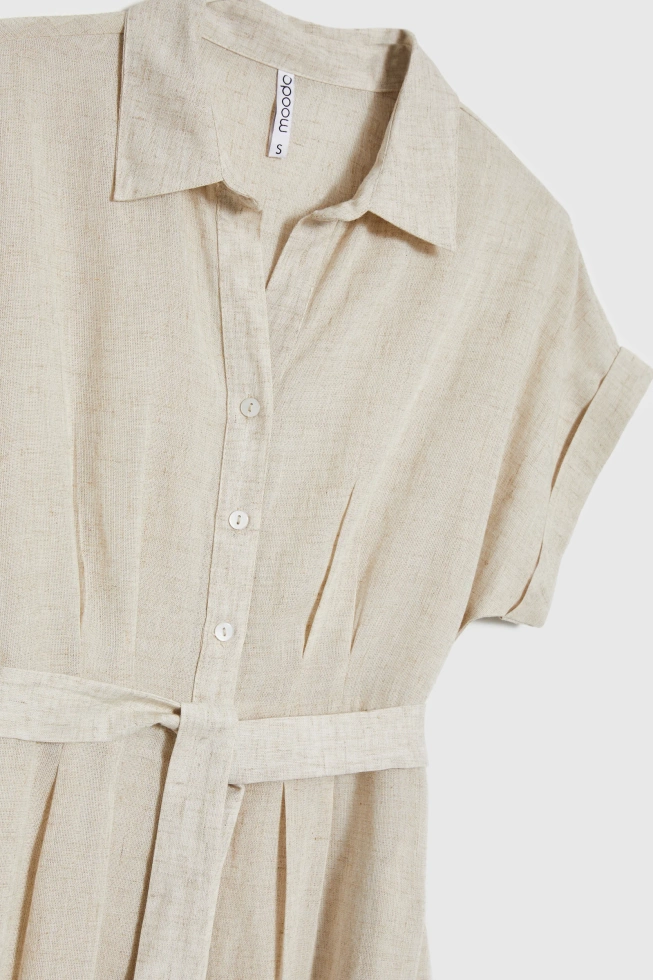 WOMEN'S DRESS L-SU-4642 L.BEIGE