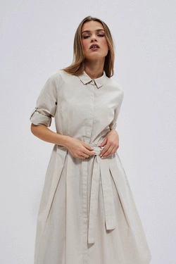 Cotton shirt dress