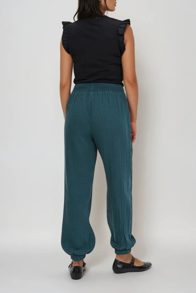 WOMEN'S PANTS L-SP-4641 D.GREEN