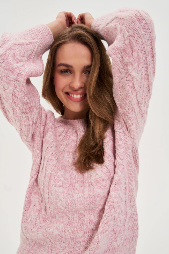 WOMEN'S SWEATER Z-SW-4827 L.PINK