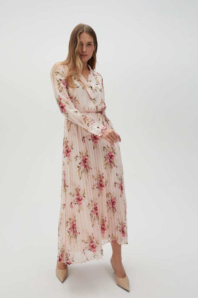 WOMEN'S DRESS L-SU-4616 PINK