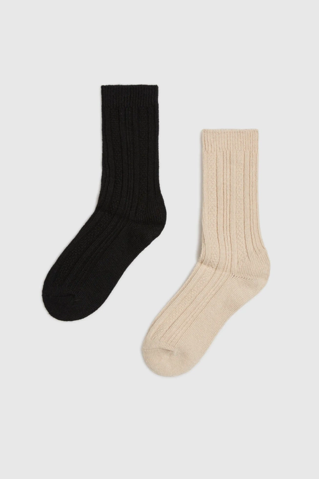 WOMEN'S SOCKS Z-SK-4512 BEIGE-set