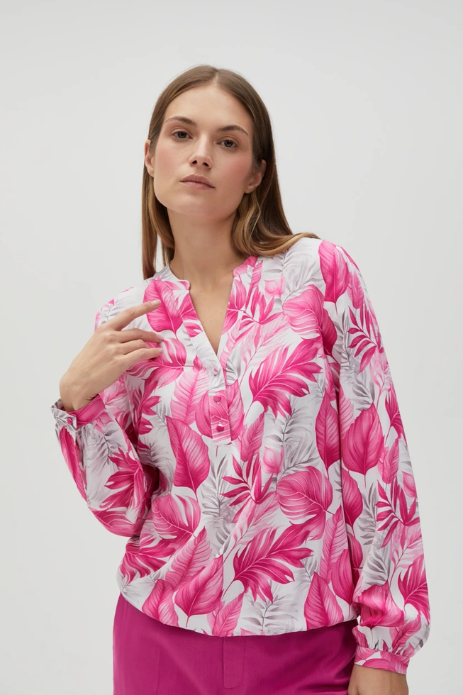 WOMEN'S SHIRT L-KO-4604 FUCHSIA