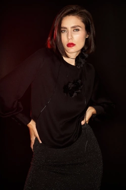 WOMEN'S SHIRT Z-KO-4530 BLACK