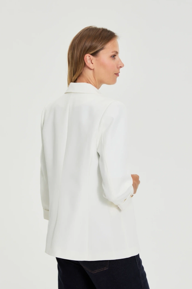 MARYNARKA DAMSKA L-MR-4922 OFF WHITE