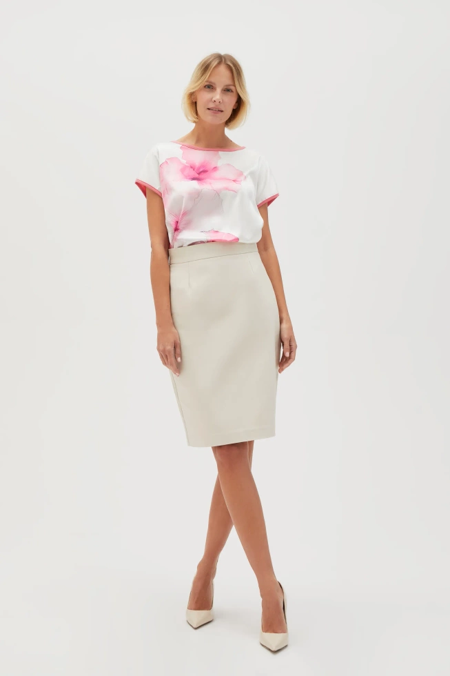 WOMEN'S TSHIRT L-TS-4646 L.PINK-set