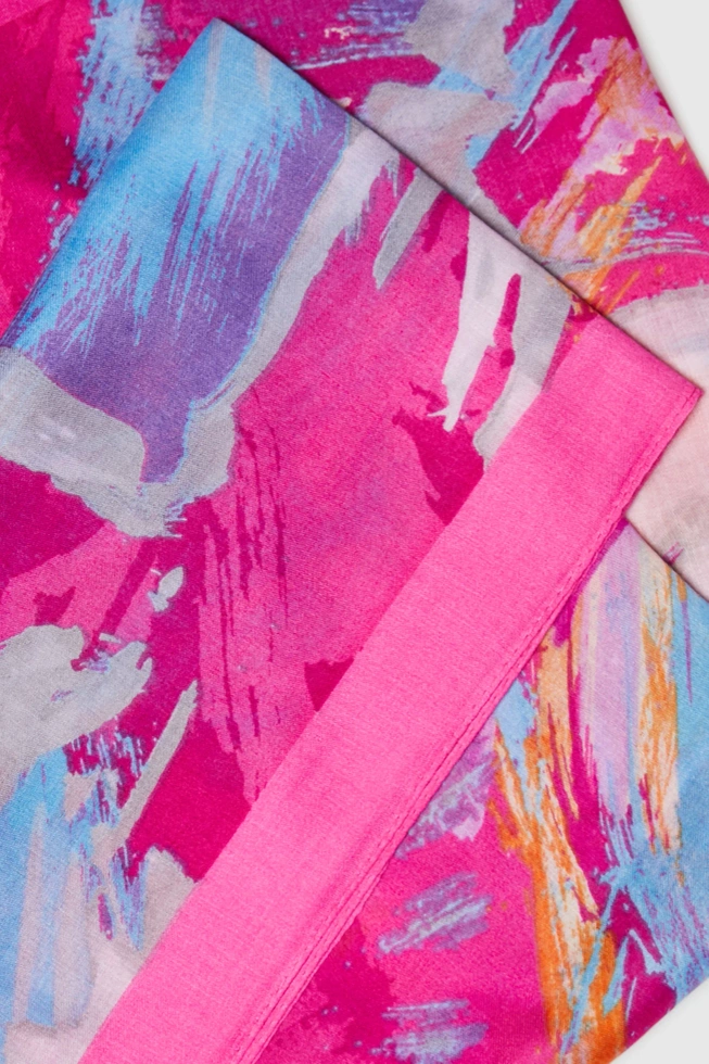 WOMEN'S SCARF L-SZ-4620 FUCHSIA