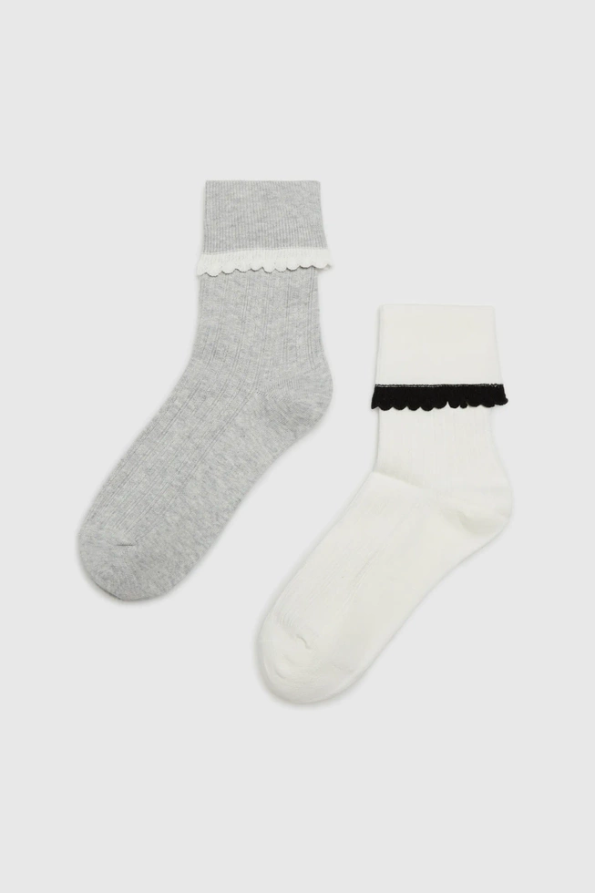 WOMEN'S SOCKS Z-SK-4508 OFF WHITE