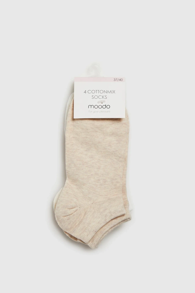 WOMEN'S SOCKS L-SK-4613 L.BEIGE-set