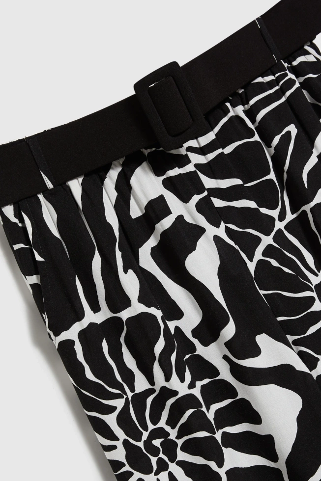 WOMEN'S PANTS L-SP-4630 BLACK_WHITE