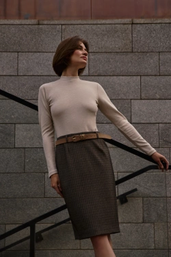 WOMEN'S SKIRT Z-SC-4807 BEIGE