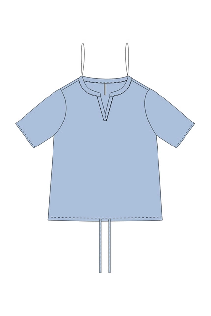 KOSZULA DAMSKA L-KO-4935 L.BLUE