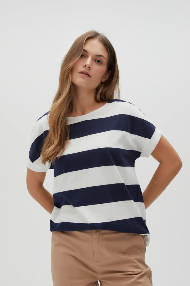 WOMEN'S TSHIRT L-TS-4607 NAVY