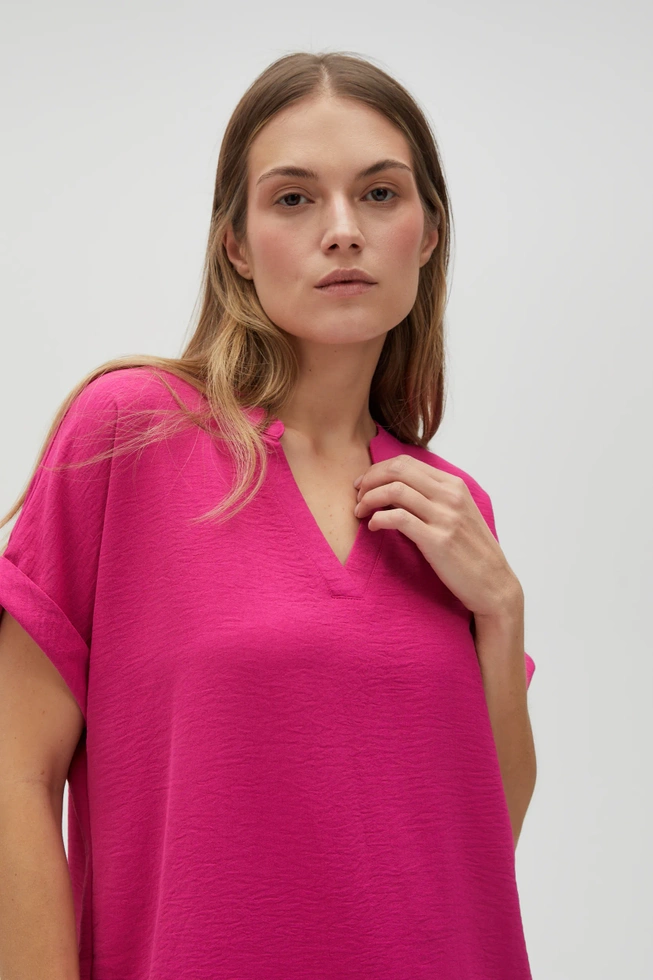 WOMEN'S SHIRT L-KO-4623 FUCHSIA