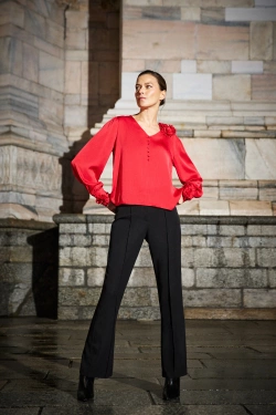 WOMEN'S SHIRT Z-KO-4834 RED