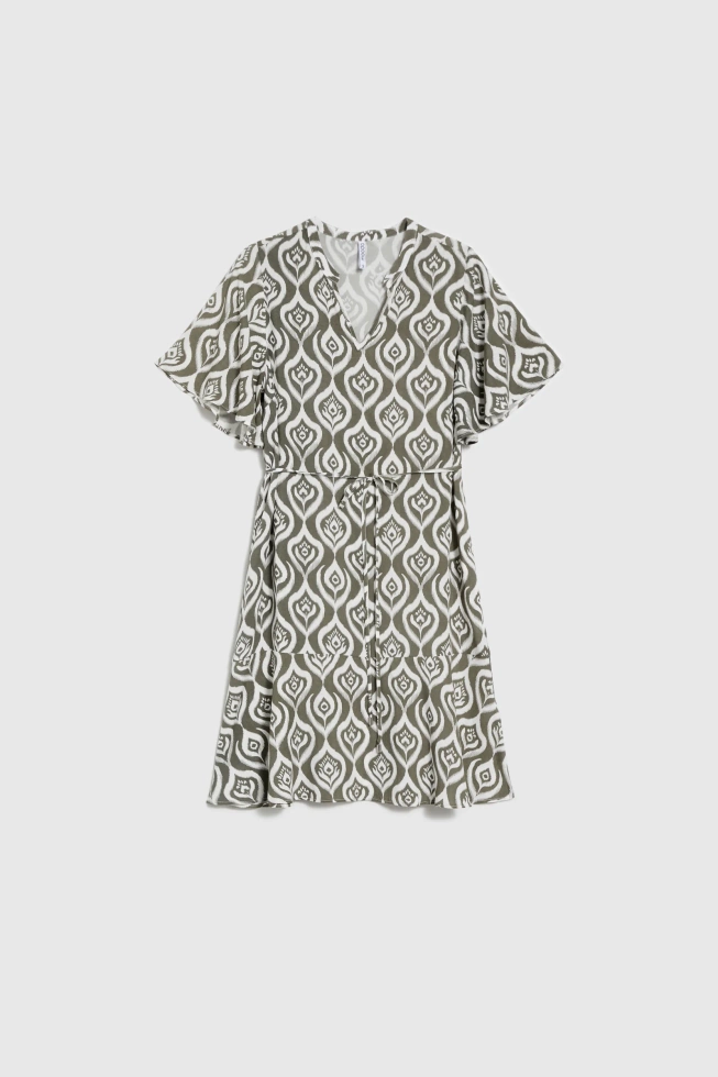 WOMEN'S DRESS L-SU-4648 OLIVE