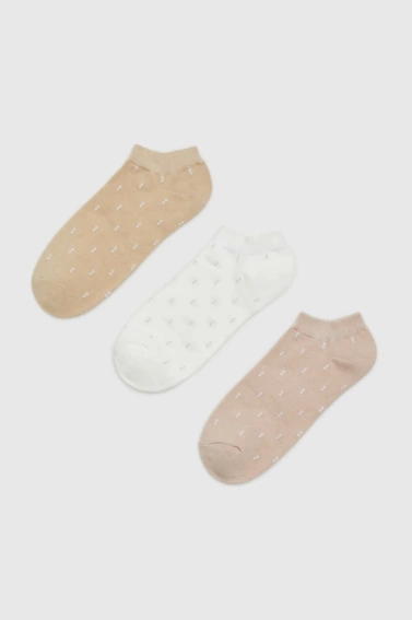 WOMEN'S SOCKS L-SK-4607 OFF WHITE