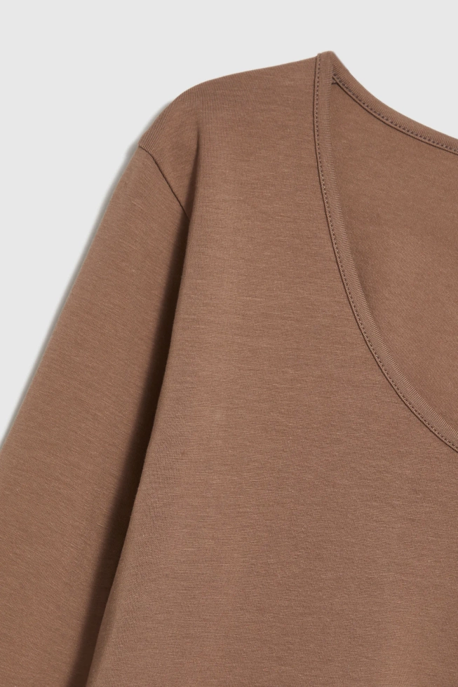 WOMEN'S LONGSLEEVE Z-TS-4813 COFFEE-set