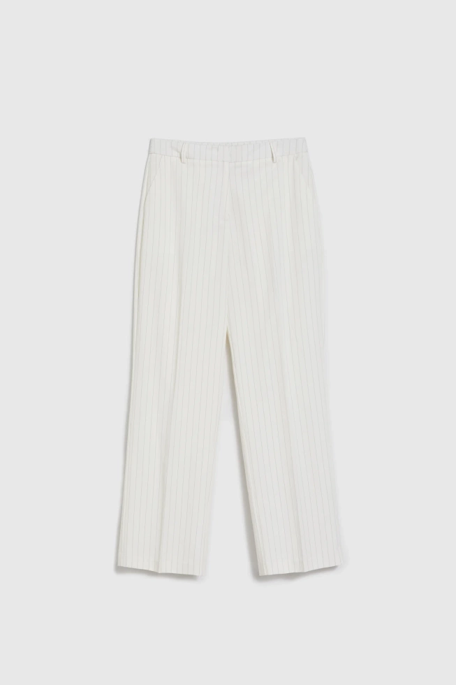 WOMEN'S PANTS L-SP-4911 OFF WHITE-set