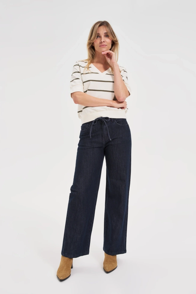BLUZA DAMSKA Z-BL-4808 OFF WHITE_OLIVE