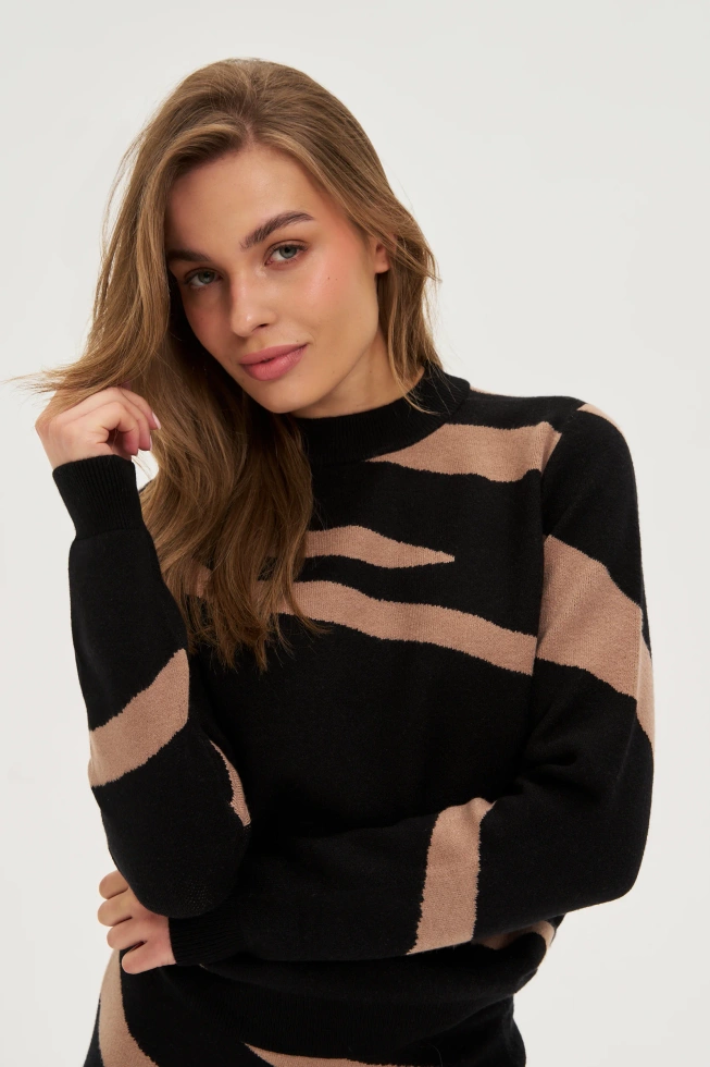 WOMEN'S SWEATER Z-SW-4845 BLACK