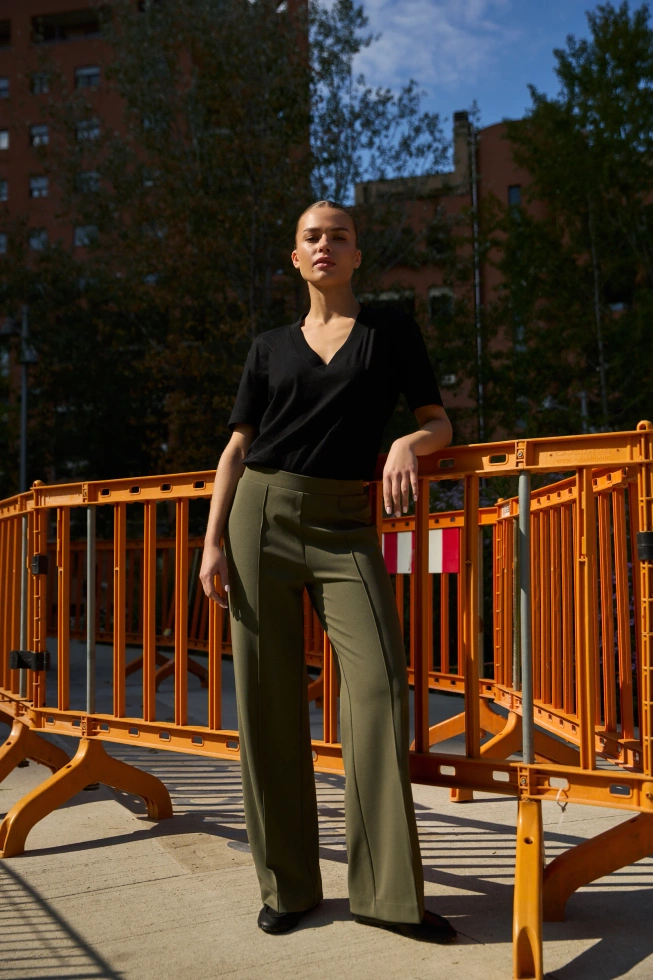 KOSZULKA DAMSKA L-TS-4950 BLACK-pakiet