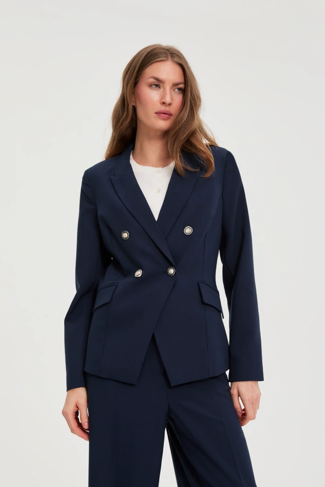 MARYNARKA DAMSKA L-MR-4925 NAVY