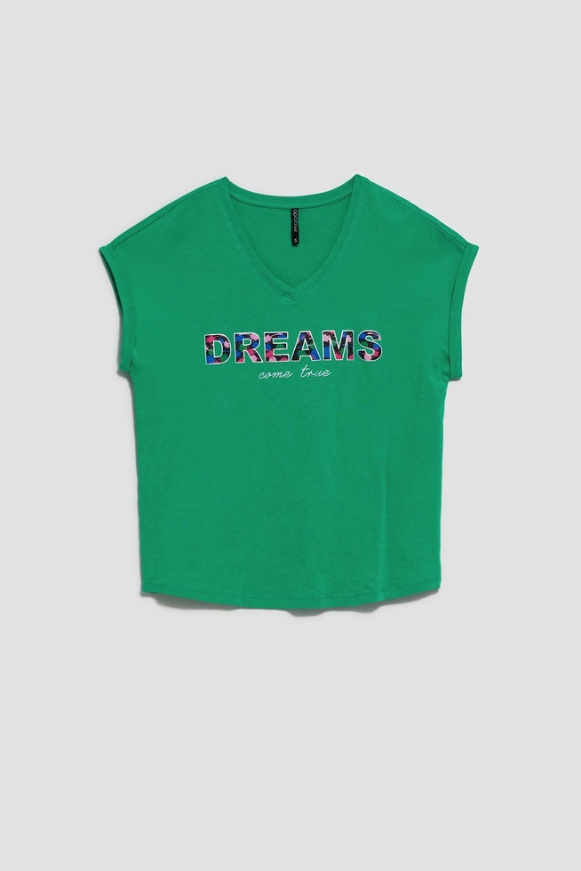 LADIES TSHIRT L-TS-4035 GREEN