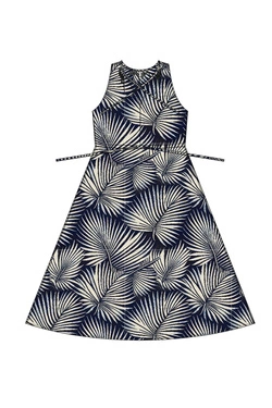 WOMEN'S DRESS L-SU-4957 NAVY-set