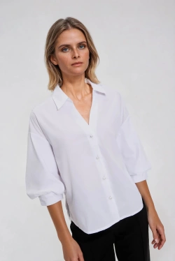 WOMEN'S SHIRT L-KO-4901 OFF WHITE-set