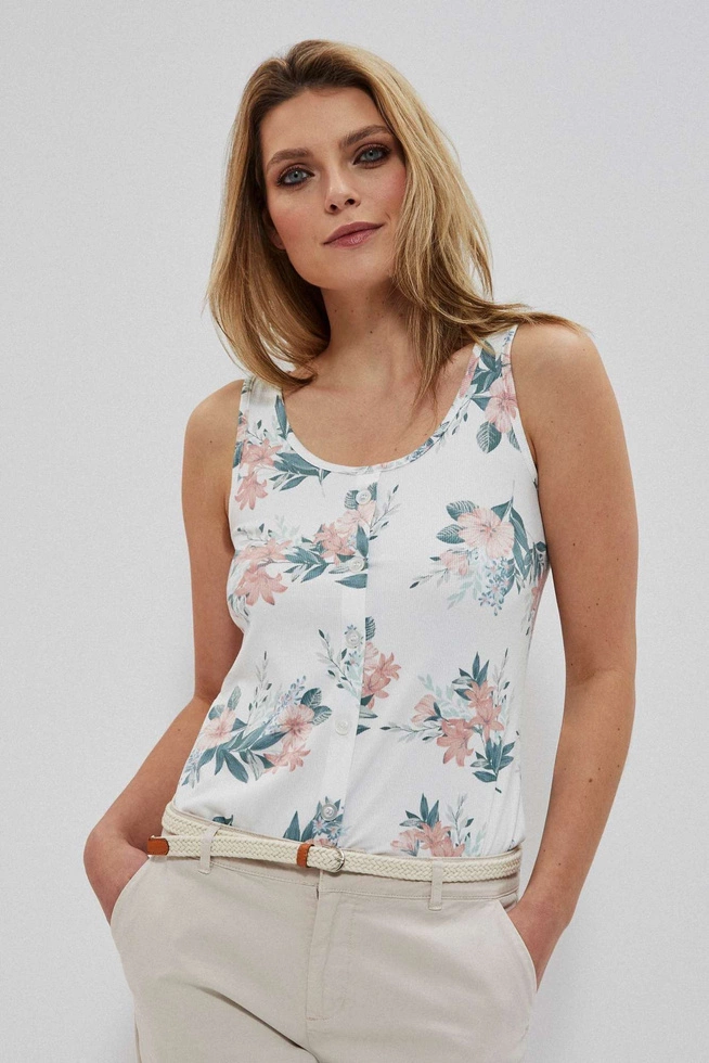Top with flowers