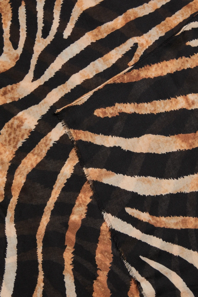 WOMEN'S SCARF L-SZ-4914 BLACK