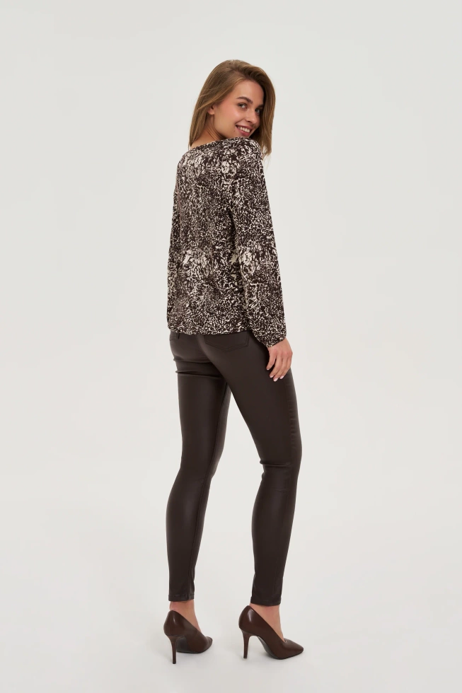 WOMEN'S PANTS Z-SP-4803 BROWN