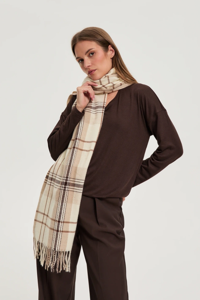 SZALIK DAMSKI Z-SZ-4804 BEIGE-pakiet