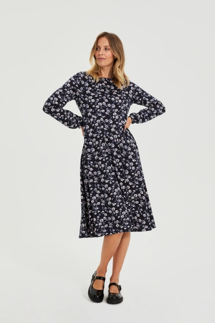 SUKIENKA DAMSKA L-SU-4901 NAVY-pakiet