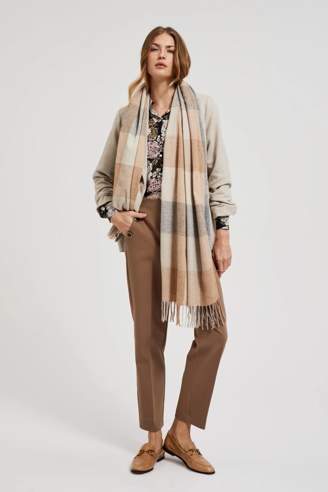 WOMEN'S SCARF Z-SZ-4500 BEIGE-set